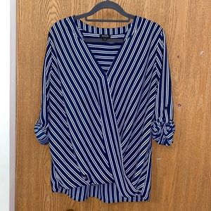 Faux-Wrap Blouse (a.n.a)